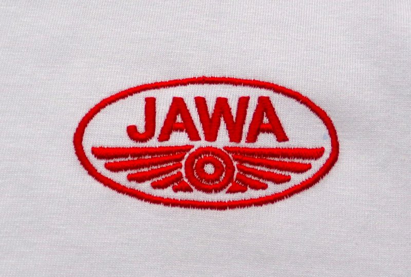 Koszulka biała z logo JAWA, rozmiar 2XL-photo2