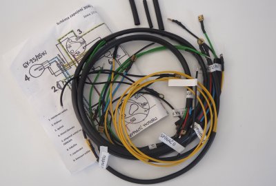 Instalacja elektryczna, 30 W (25W+5W), Jawa 50 typ 23 Mustang