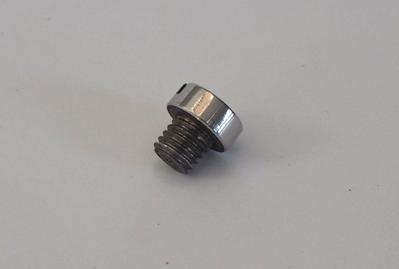 Śruba przedniego zawieszenia, M8x8, nierdzewna/polerowana, Jawa 500 OHC-photo2