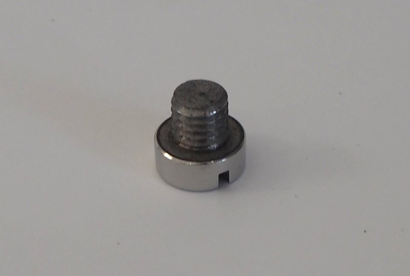 Śruba przedniego zawieszenia, M8x8, nierdzewna/polerowana, Jawa 500 OHC-photo4