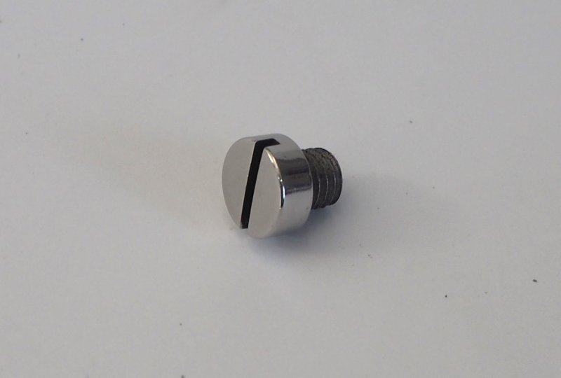 Śruba przedniego zawieszenia, M8x8, nierdzewna/polerowana, Jawa 500 OHC-photo1