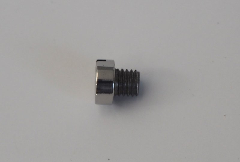 Śruba przedniego zawieszenia, M8x8, nierdzewna/polerowana, Jawa 500 OHC-photo3