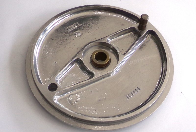 Pokrywa hamulca, przód, chemicznie polerowana, Jawa 500 OHC 00, 01-photo2