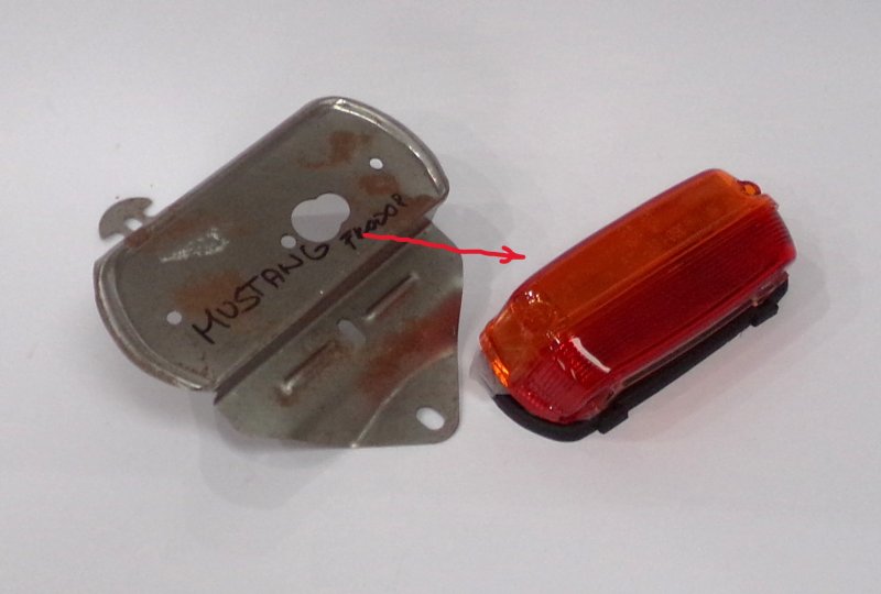 Uchwyt tylnego światła, surowy, Jawa 50 typ 23 MUSTANG-photo5