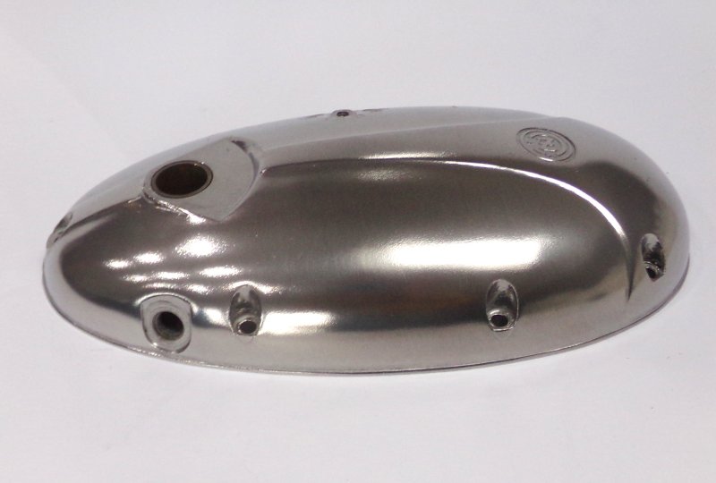 Pokrywa silnika lewa, polerowana chemiczne, oryginał, CZ 125-175-photo5