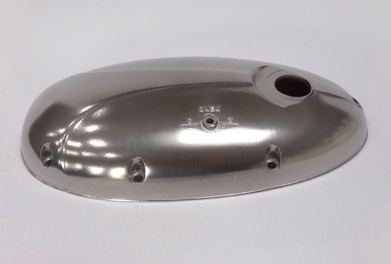 Pokrywa silnika lewa, polerowana chemiczne, oryginał, CZ 125-175-photo3