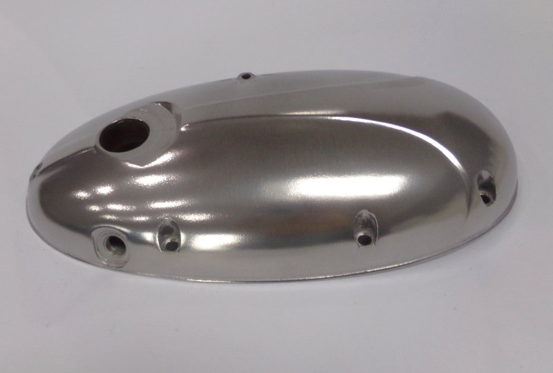 Pokrywa silnika lewa, polerowana chemiczne, oryginał, CZ 125-175-photo4