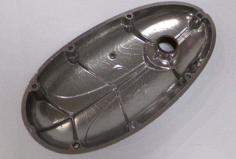 Pokrywa silnika lewa, polerowana chemiczne, oryginał, CZ 125-175-photo5