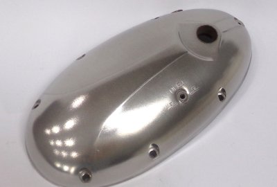 Pokrywa silnika lewa, polerowana chemiczne, oryginał, CZ 125-175