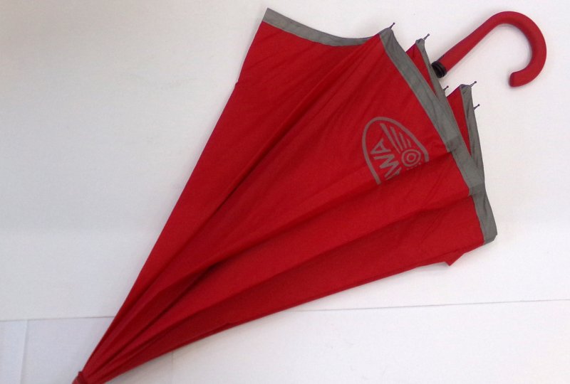 Parasol, czerwony,  z logo Jawa-photo3