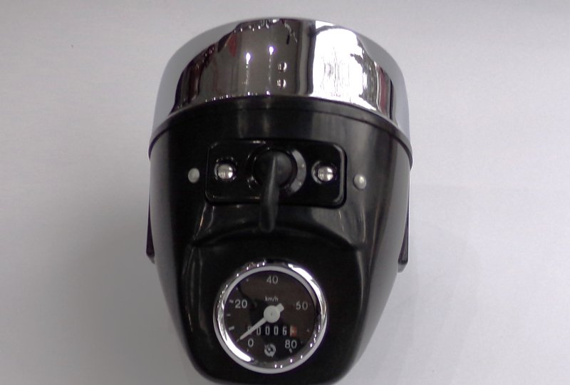 Lampa przednia, z licznikiem, kompletna, Jawa 23 Mustang-photo4