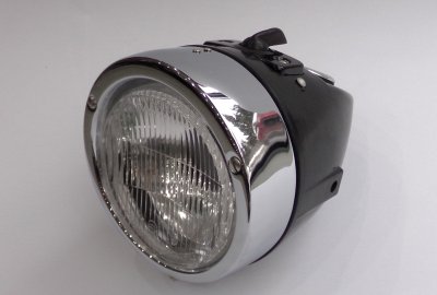 Lampa przednia, z licznikiem, kompletna, Jawa 23 Mustang