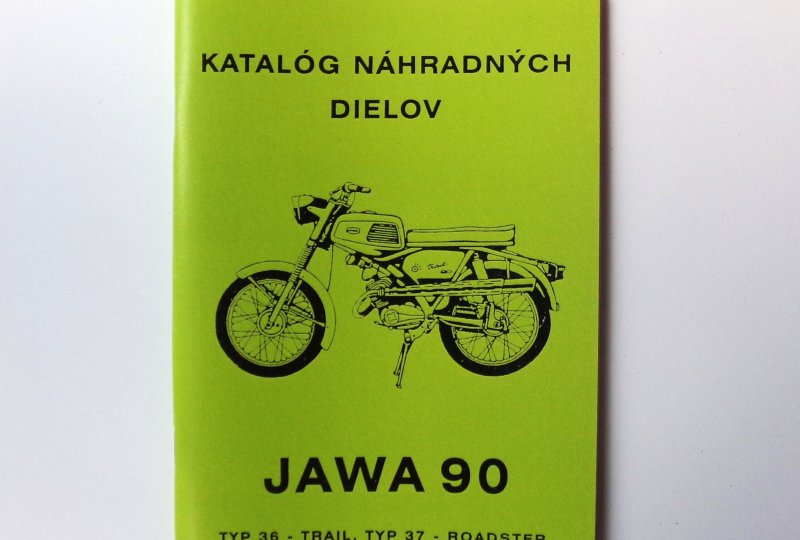 Katalog części zamiennych Jawa 90 - J.SŁOWACKI format A5, 62 stron-photo1