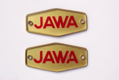 Logo JAWA zbiornika, plastik, Jawa 90