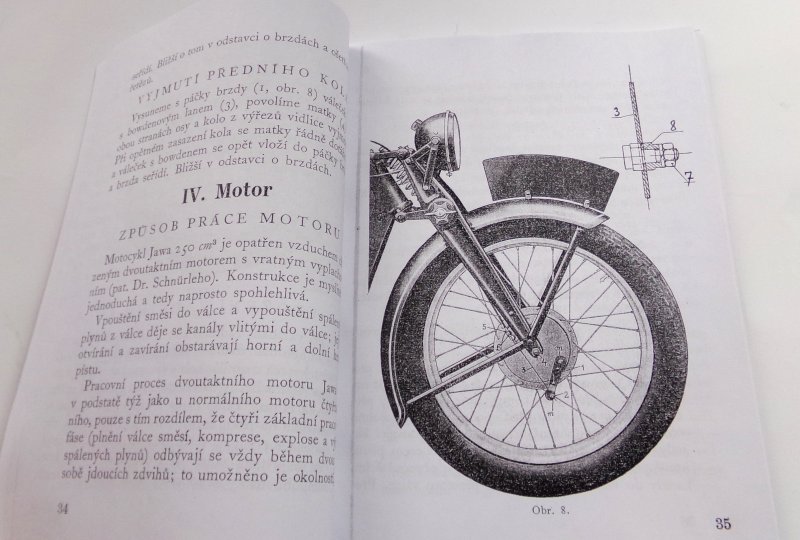 Podręcznik motocyklisty Jawa 250 Special - J.CZESKI, format A4, 104 strony-photo4