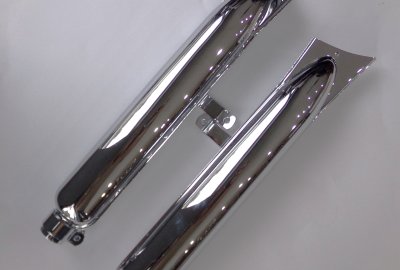 Tłumiki wydechu, chrom, CZ 250 SPORT