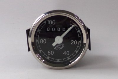 Licznik 0-100 km/h, cyferblat czarny, VDO, CZ 125/150, 501
