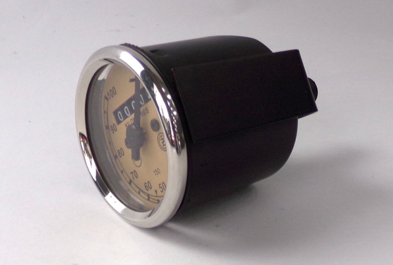 Licznik 0-100 km/h, cyferblat złoto-czarny, PAL, CZ 150 C-photo2