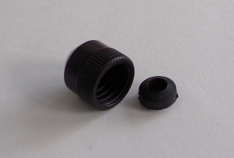 Końcówka kabla wysokiego napięcia, plastik, Jawa, CZ-photo2