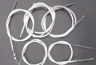 Komplet 5 linek, białe, Jawa 50 typ 21-23