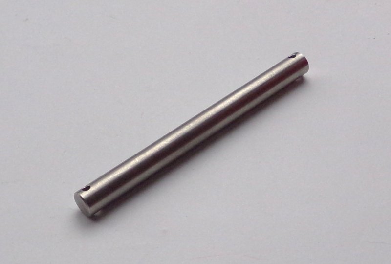 Sworzeń stopki centralnej, 10x113 mm, nierdzewny, Jawa Jawetta, Jawa 90-photo1
