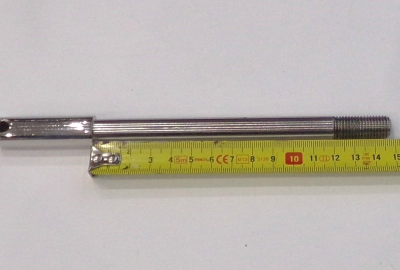 Ośka przedniego koła, 148 mm, chrom, Jawa 90-photo6