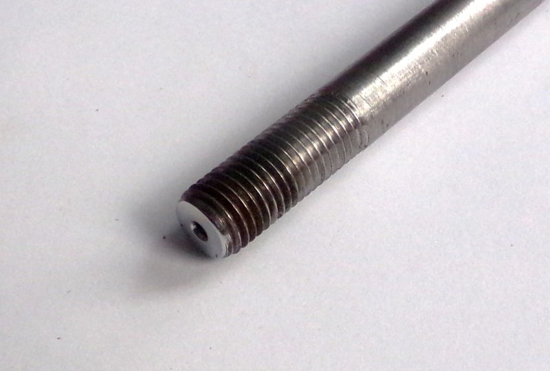 Ośka przedniego koła, 148 mm, chrom, Jawa 90-photo4
