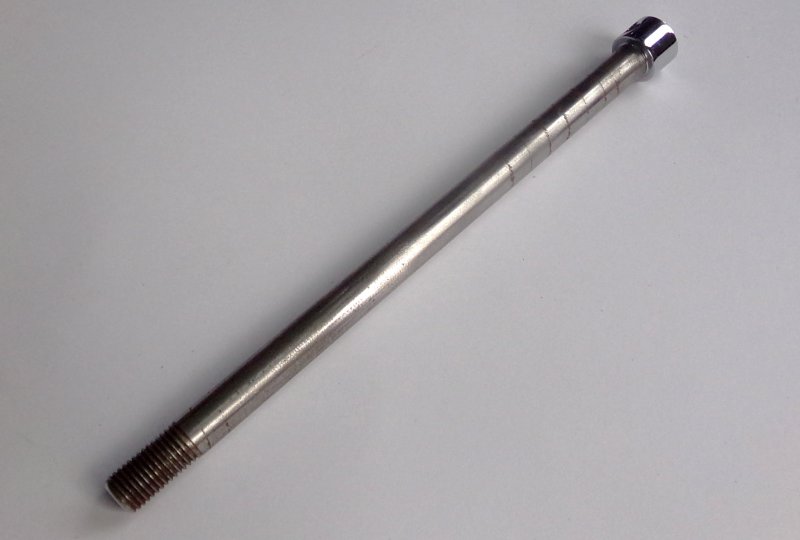 Ośka tylnego koła, 210 mm, chrom, Jawa 90-photo2