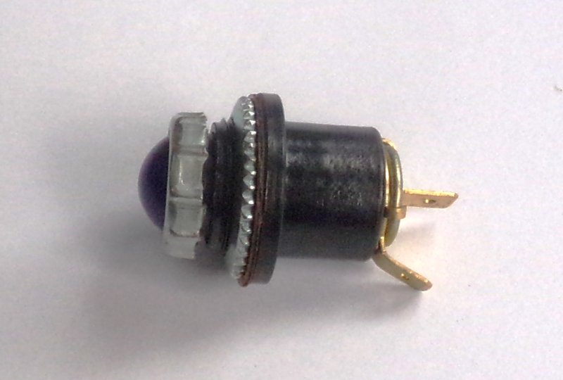 Kontrolka, jasnoniebieska, oryginał, Jawa 500 OHC-photo2
