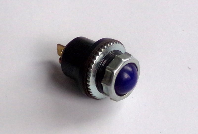 Kontrolka, jasnoniebieska, oryginał, Jawa 500 OHC-photo1