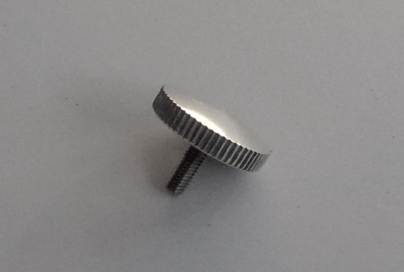 Śruba ramki lampy przedniej, aluminium, Jawa 1956----photo3