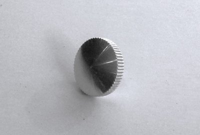 Śruba ramki lampy przedniej, aluminium, Jawa 1956---