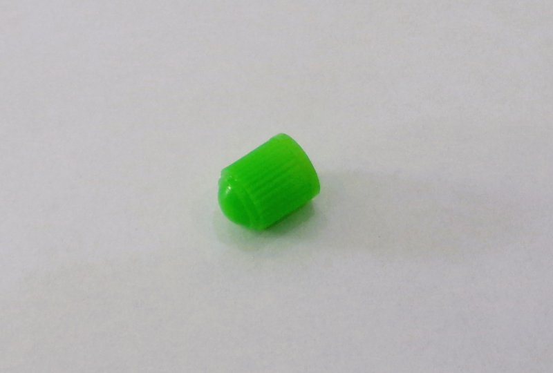 Nakrętka wentylka, plastik, zielona, Jawa, CZ-photo1
