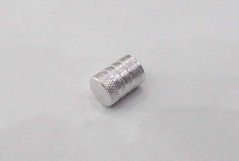 Nakrętka wentylka, aluminium, srebrna, Jawa, CZ-photo1