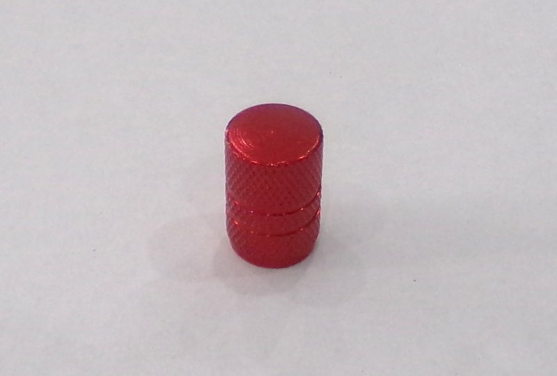 Nakrętka wentylka, aluminium, czerwona, Jawa, CZ-photo3