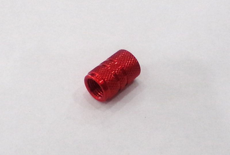 Nakrętka wentylka, aluminium, czerwona, Jawa, CZ-photo2