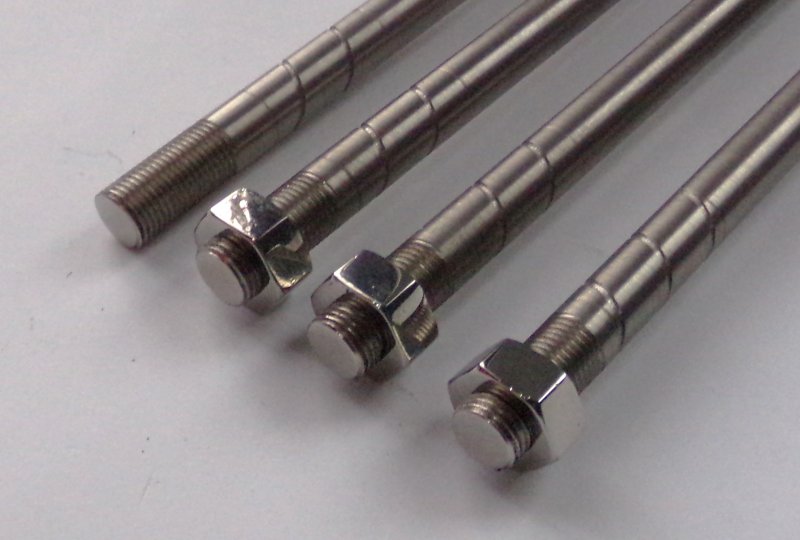 Ośki przedniego zawieszenia, 4 szt., nierdzewne/polerowane, CZ 175, 250 SPORT-photo3