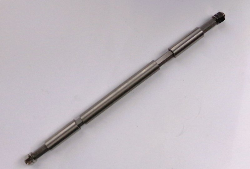 Kompletna oś stopek kierowcy, nierdzewna, CZ 175, 250 SPORT-photo1