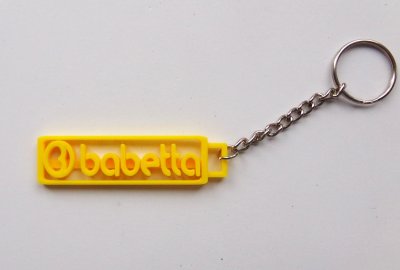 Breloczek BABETTA, żółty