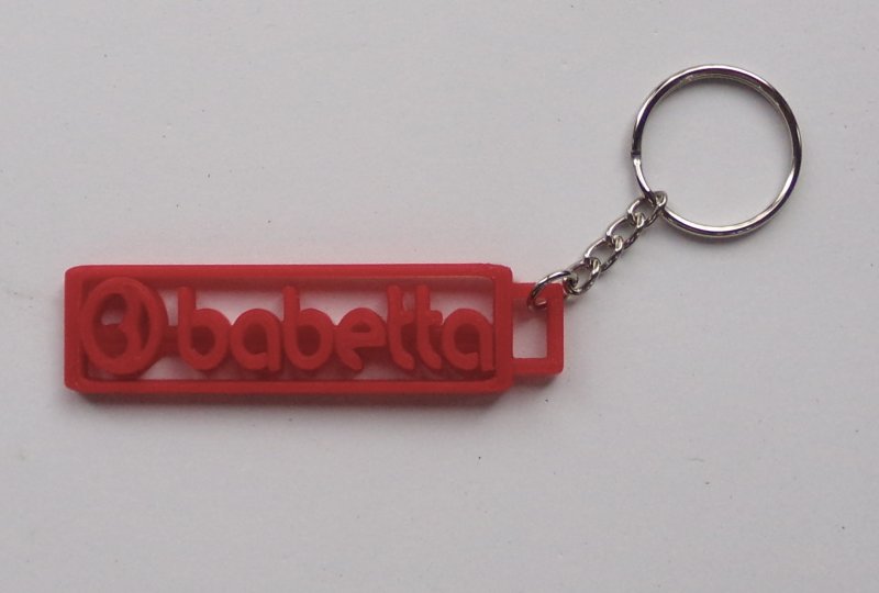 Breloczek BABETTA, czerwony-photo1