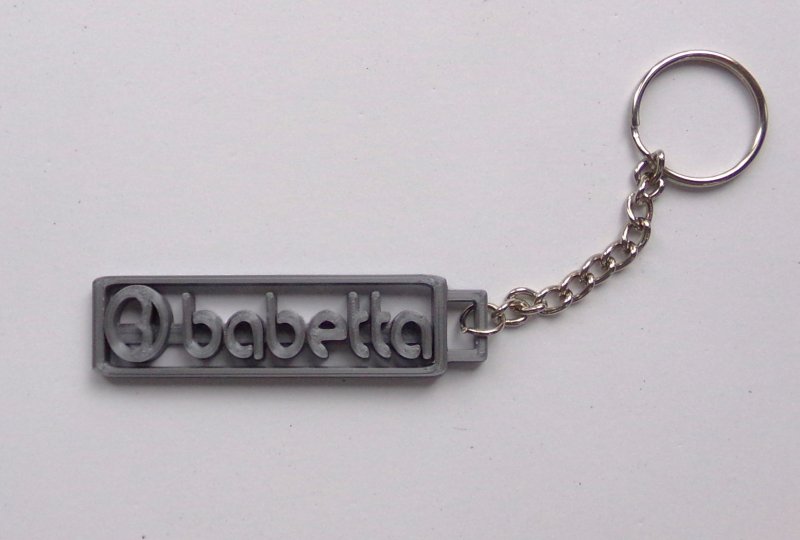 Breloczek BABETTA, srebrny-photo1