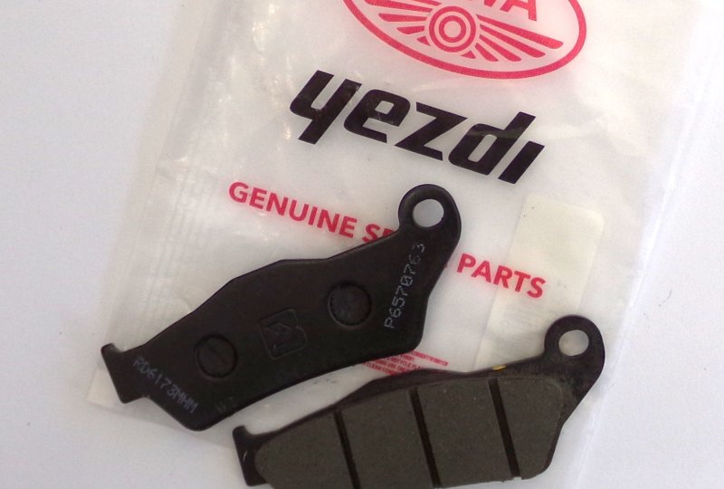 Klocki hamulcowe, przednie, komplet 2 szt, Jawa 350 CL Perak, 42 Bobber-photo3