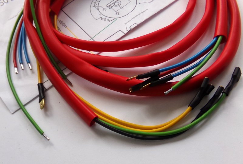 Instalacja elektryczna, kolor czerwony, Jawa 50 typ 20-photo3