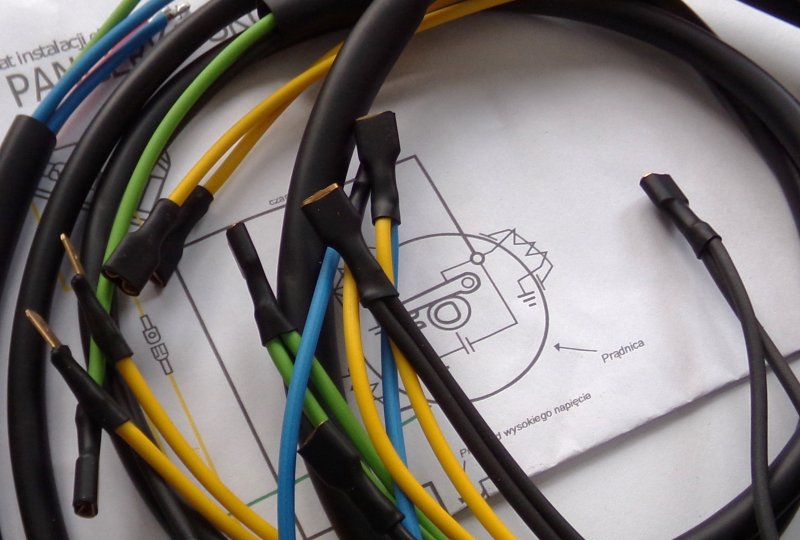 Instalacja elektryczna, kolor czarny, Jawa 50 typ 20-photo3