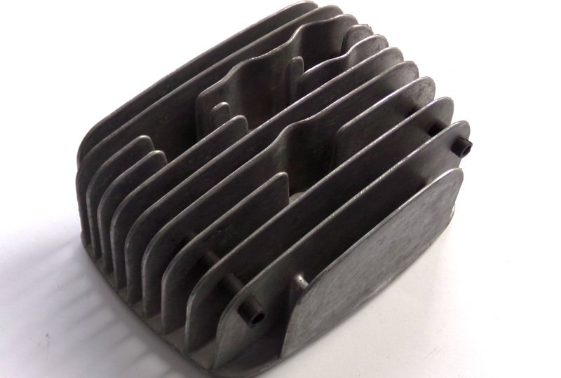 Głowica cylindra, prawa, aluminium, oryginał, Jawa 634-photo1