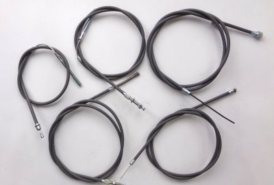 Komplet 5 linek, szare, Jawa 50 typ 21 wysoka kierownica