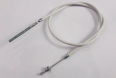 Linka tylnego hamulca, 75/89 cm, biała, Jawa 21-23