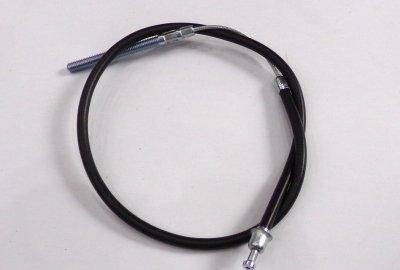 Linka tylnego hamulca, 48/64 cm, czarna, Jawa 20