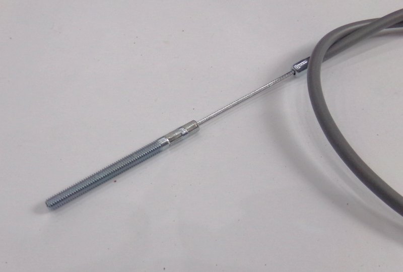 Linka tylnego hamulca, 75/89 cm, szara, Jawa 21-23-photo2