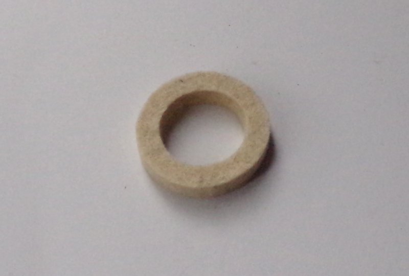 Uszczelnienie łożyska przedniego koła, filc, 32x21x6, CZ 150C-photo1